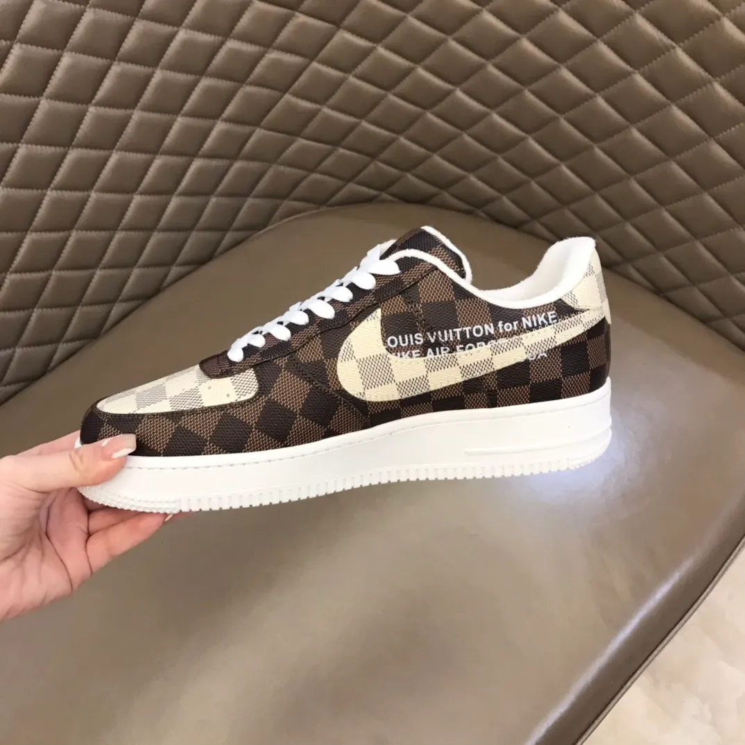 Men's shoes 💰p420 "*OUIS *UITTO*" x OFF-WHITE x Nike tripartite collaboration! Trendy and cool men's casual sports shoes with unrivaled color matching. The design idea basically continues the style of THE TEN. The Swoosh line and tongue label have a very familiar visual effect and are both fashionable and trendy! A must-have for fashionistas! The effect on your feet is absolutely stunning! (The original drawer packaging accessories are complete) Code number 38-45